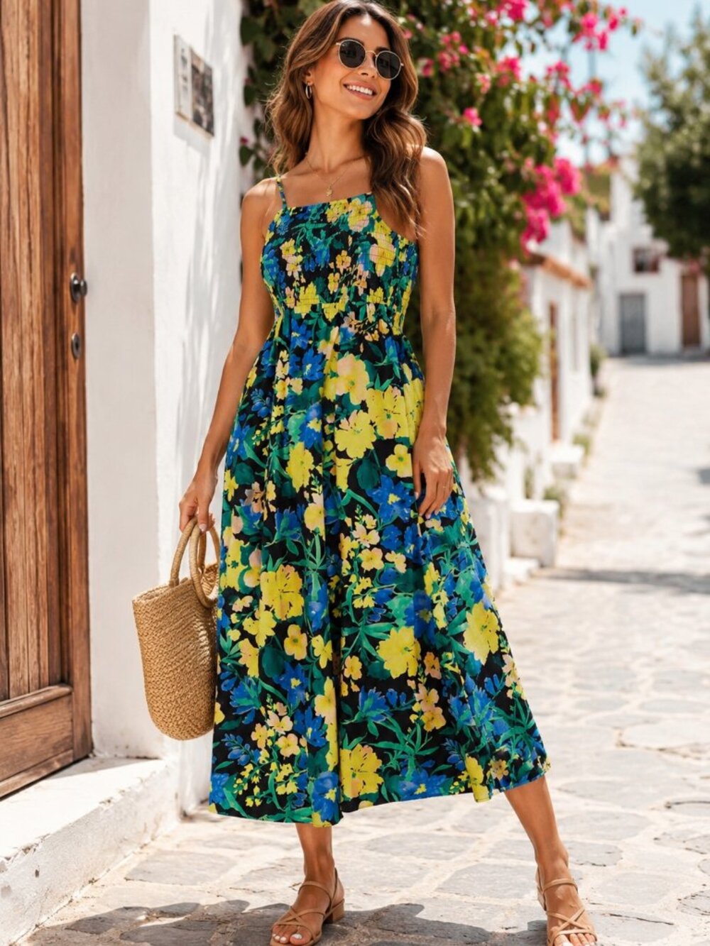 Topshop Floral Maxi Dress – Size M (US 8–10) NWOT